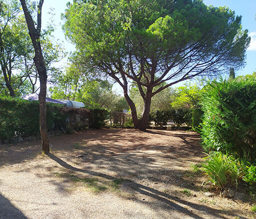 Campsite in the Béziers hinterland in the Hérault