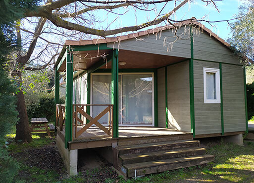 Camping in het achterland van Béziers, in Hérault