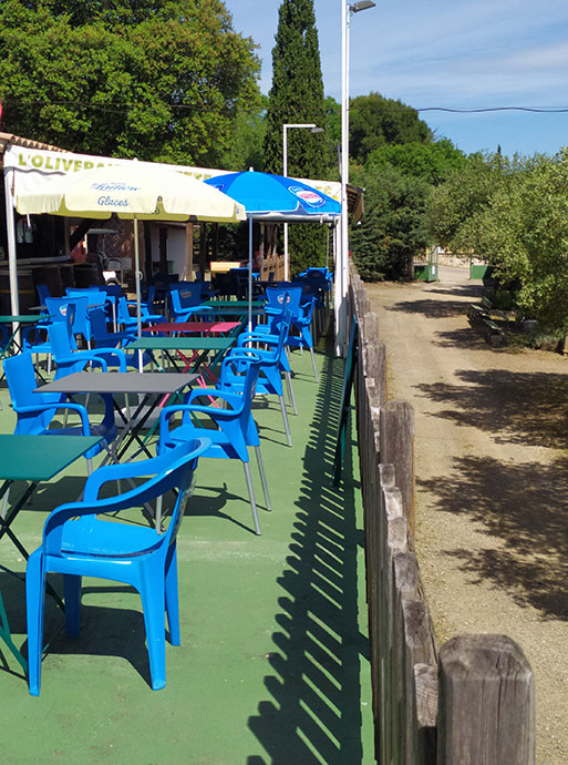 Campsite in the Béziers hinterland in the Hérault