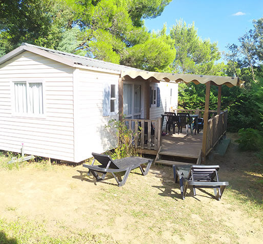 Camping in het achterland van Béziers, in Hérault