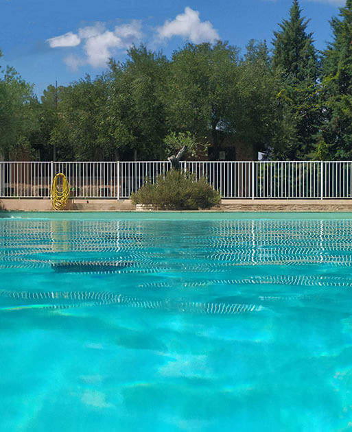 Camping in het achterland van Béziers, in Hérault