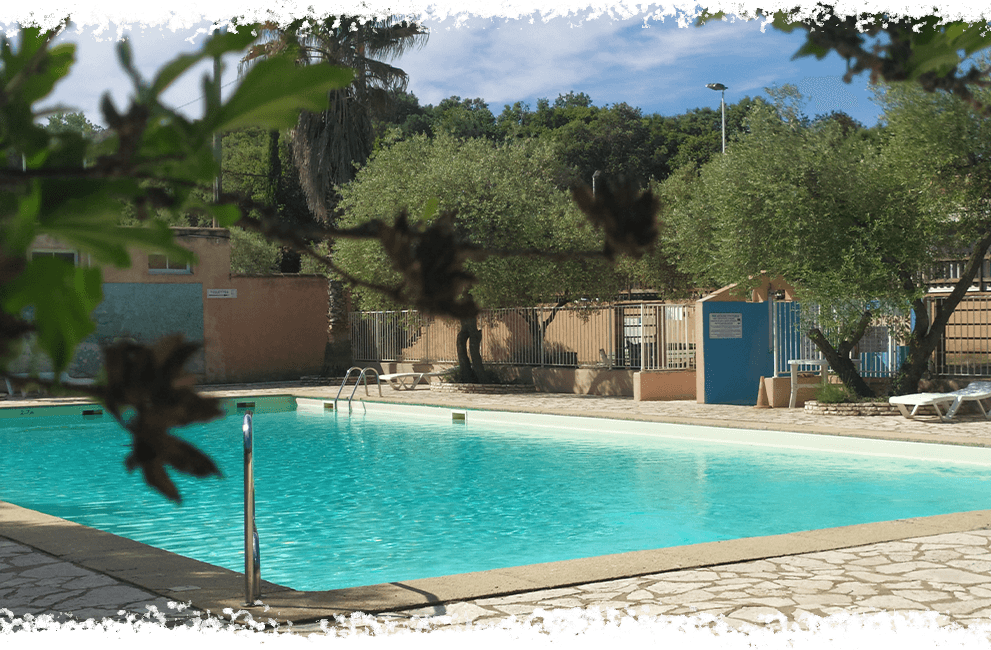 Recreatie op camping l'Oliveraie, in het achterland van regio Béziers