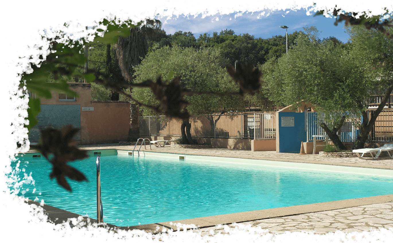 Recreatie op camping l'Oliveraie, in het achterland van regio Béziers