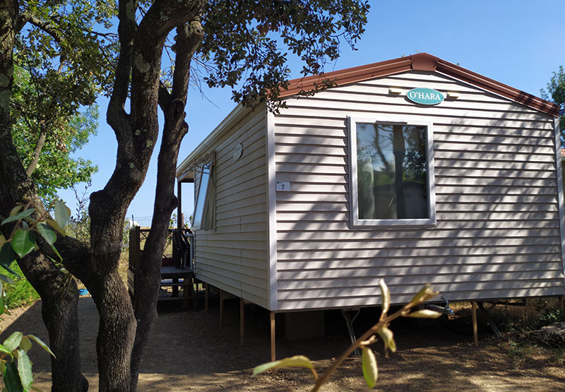 extérieur du mobil-home Ophea 4/6 personnes