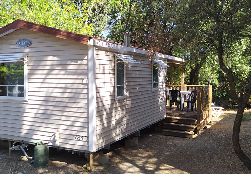 extérieur du mobil-home Ophea 4/6 personnes