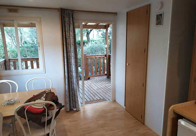 dining area with view of the terrace